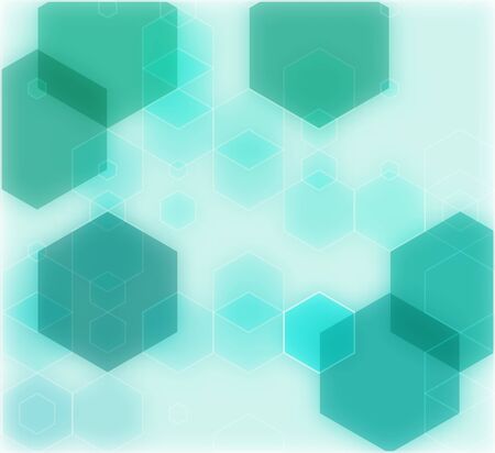 Abstract Geometrical Green Background, Vector Illustration EPS10