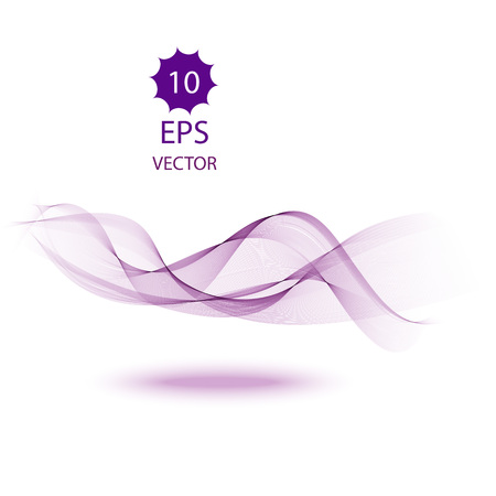 Purple Color smoke wave. Transparent wave. Abstract smooth wave . Abstract lines.のイラスト素材