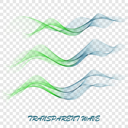 Smooth,clear,beautiful waves set.Wave abstract background. Abstract vector background, transparent waved lines for brochure, website, flyer design.のイラスト素材