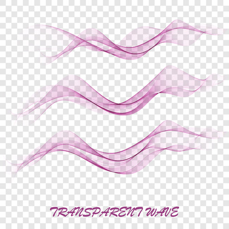 Smooth,clear,beautiful waves set.Wave abstract background. Abstract vector background, transparent waved lines for brochure, website, flyer design.のイラスト素材