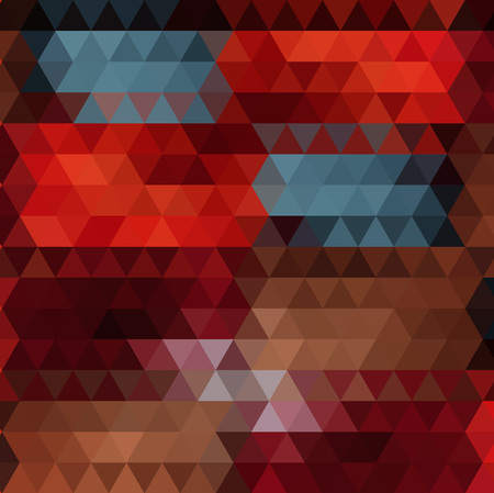 Multicolor geometric triangular low poly style. Gradient background.