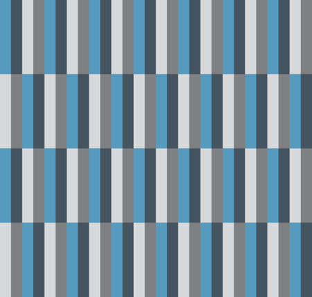 Seamless pattern with blue and light gray colored stripe geometric design for fabric or gift wrapping paper, simple abstract background.のイラスト素材