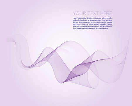 violet purple abstract elegant swoosh wave forming with blank space. vector illustrationのイラスト素材