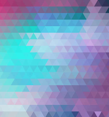 Blue, purple, pink geometric pattern, triangles background, polygonal design.のイラスト素材
