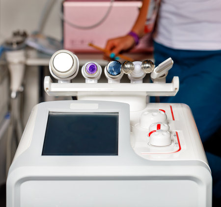 Multifunctional platform for skin care, hardware cosmetology. Facial rejuvenation on a professional...