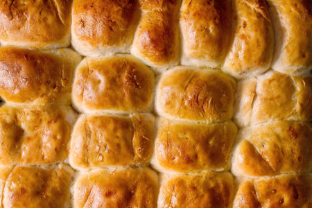 Sweet homemade pies. Fresh homemade cakes. Bakery products close-up.の写真素材