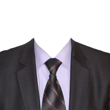business suit. Jacket shirt and tie. formal wear.の写真素材