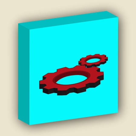 Abstract gearsのイラスト素材