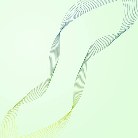 Abstract wavy linesのイラスト素材