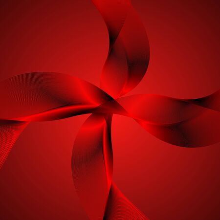 Abstract wavy linesのイラスト素材