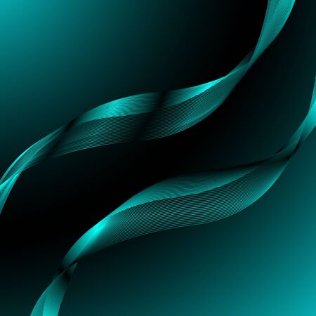 Abstract wavy linesのイラスト素材