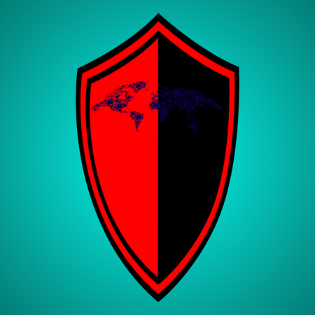 Abstract shieldのイラスト素材