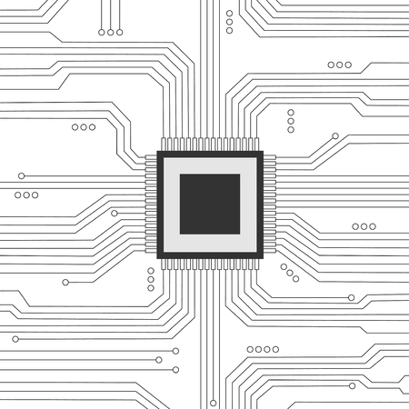 Abstract electro schemeのイラスト素材