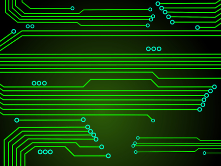 Abstract electro schemeのイラスト素材