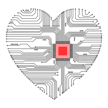 Abstract heartのイラスト素材