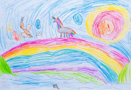  child s drawing abstraction   pencilの写真素材