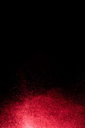 Abstract splashes of water on a black backgroundの写真素材