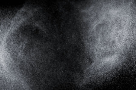 Abstract splashes of water on a black background