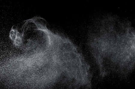 abstract splashes of water on a black background