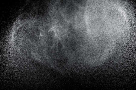abstract splashes of water on a black background