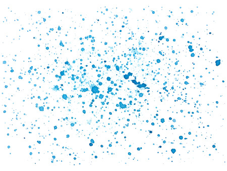 Abstract  blue watercolor background, design element, watercolor circles, watercolor drops.のイラスト素材