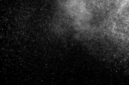abstract splashes of water on a black backgroundの写真素材
