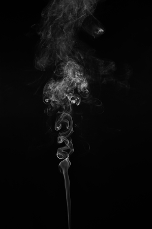 Abstract smoke moves on a black background. Design element. Abstract texture.の写真素材
