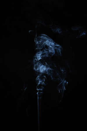 Abstract smoke moves on a black background. Design element. Abstract texture.の写真素材