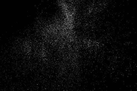 Grainy abstract  texture on a black background. Snow texture. Design element. Vector illustration,eps 10.のイラスト素材