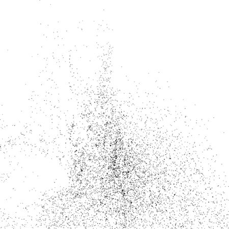 Abstract grainy texture isolated on white background. Flat design element. Vector illustration のイラスト素材