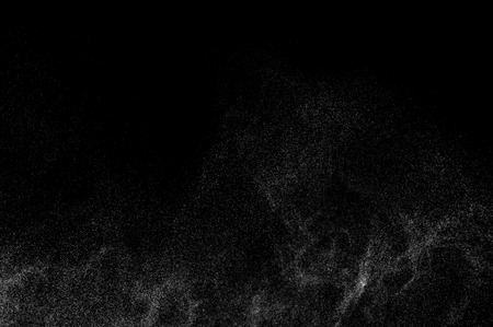 abstract splashes of water on a black backgroundの写真素材