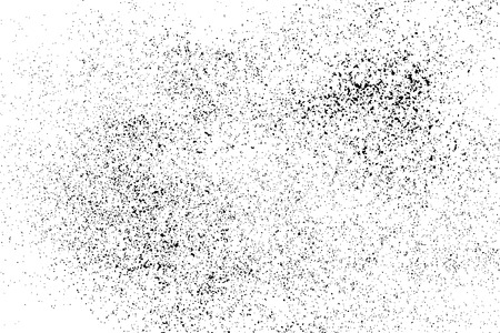Black grainy texture isolated on white background. Distress overlay textured. Grunge design elements.のイラスト素材