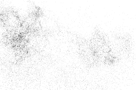 Black grainy texture isolated on white background. Distress overlay textured. Grunge design elements.のイラスト素材
