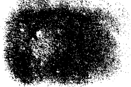 Black grainy texture isolated on white background. Distress overlay textured. Grunge design elements. Vector illustration,eps 10.のイラスト素材