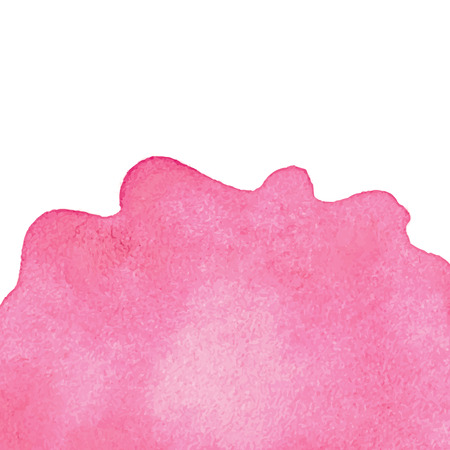 Pink abstract watercolor background with space for text. Editable template for banner, poster, cover, brochure, flyer. Vector illustration, eps 10のイラスト素材