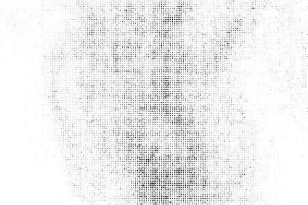 Black Halftone Texture On White Background. Modern Dotted Futuristic Backdrop. Fade Noise Overlay. Digitally Generated Image. Pop Art Style. Vector Illustration, Eps 10.のイラスト素材