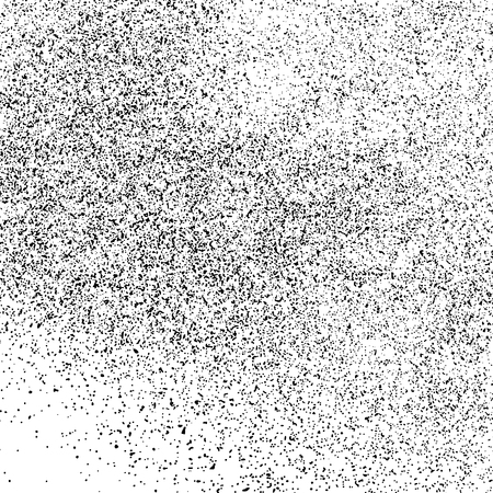 Black Grainy Texture Isolated On White Background. Dust Overlay. Dark Noise Granules. Digitally Generated Image. Vector Design Elements, Illustration, Eps 10.のイラスト素材
