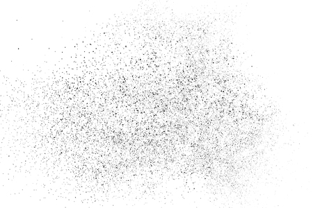 Black Grainy Texture Isolated On White Background. Dust Overlay. Dark Noise Granules. Digitally Generated Image. Vector Design Elements, Illustration, Eps 10.のイラスト素材