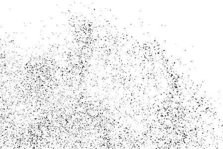 Black Grainy Texture Isolated On White Background. Dust Overlay. Dark Noise Granules. Digitally Generated Image. Vector Design Elements, Illustration, Eps 10.のイラスト素材