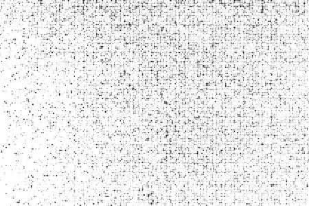 Black Halftone Texture On White Background. Modern Dotted Futuristic Backdrop. Fade Noise Overlay. Digitally Generated Image. Pop Art Style. Vector Illustration, Eps 10.のイラスト素材