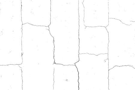 Distressed black texture. Dark grainy texture on white background. Cracks overlay textured. grain noise particles. Rusted white effect. Grunge design elements. Vector illustration, EPS 10.のイラスト素材