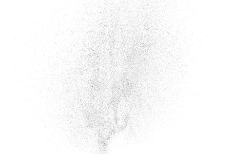 Distressed black texture. Dark grainy texture on white background. Dust overlay textured. grain noise particles. Rusted white effect. Grunge design elements. Vector illustration, EPS 10.のイラスト素材