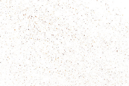 Coffee Color Paint Splatter. Texture Isolated on White Background. Chocolate Shades Confetti. Splash Silhouette. Colorful Design Elements. Vector illustration, EPS 10.のイラスト素材