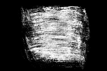 Scribble hand drawn in chalk on black background. Monochrome stain element. digitally generated image. Vector illustration, Eps 10.のイラスト素材