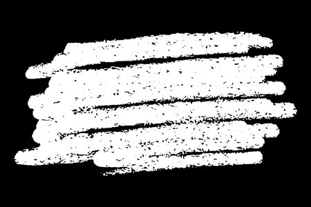 Scribble hand drawn in chalk on black background. Monochrome stain element. digitally generated image. Vector illustration, Eps 10.のイラスト素材