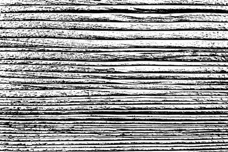 Distressed wood texture. Black grain texture on white background. Dust overlay textured. grain noise particles. Rusted white effect. Grunge design elements. Vector illustration, EPS 10.のイラスト素材