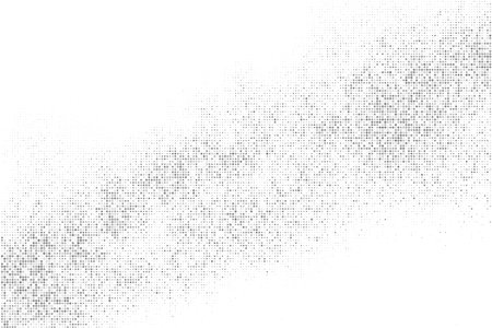White And Gray Halftone Dotted Backdrop. Abstract Polka Dots Pattern. Pop Art Style Background. Silver Explosion Of Confetti. Digitally Generated Image. Vector illustration, Eps 10.のイラスト素材
