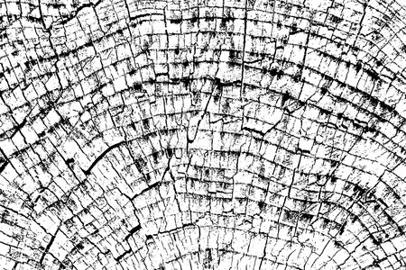 Distressed wood texture. Black grain texture on white background. Dust overlay textured. grain noise particles. Rusted white effect. Grunge design elements. Vector illustration, EPS 10.のイラスト素材