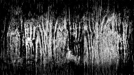Distressed wood texture. Black grain texture on white background. Dust overlay textured. grain noise particles. Rusted white effect. Grunge design elements. Vector illustration, EPS 10.のイラスト素材