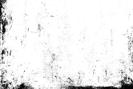 Grunge black texture. Dark grainy texture on white background. Dust overlay textured. grain noise particles. Rusted white effect. design elements. Vector illustration, EPS 10.のイラスト素材